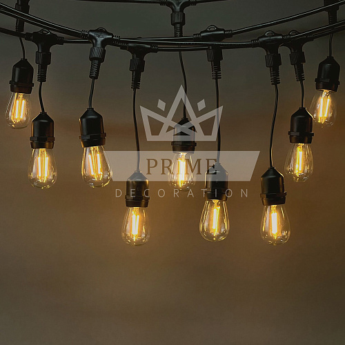 Белт-Лайт UNIBELT 10 м, 10 Подвесных Патронов, IP65, Шаг 100 см