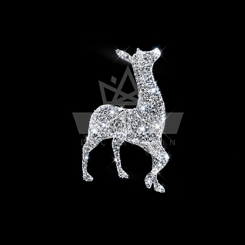 Декоративная фигура Косуля, ширина 1,4 м высота 1,9 м