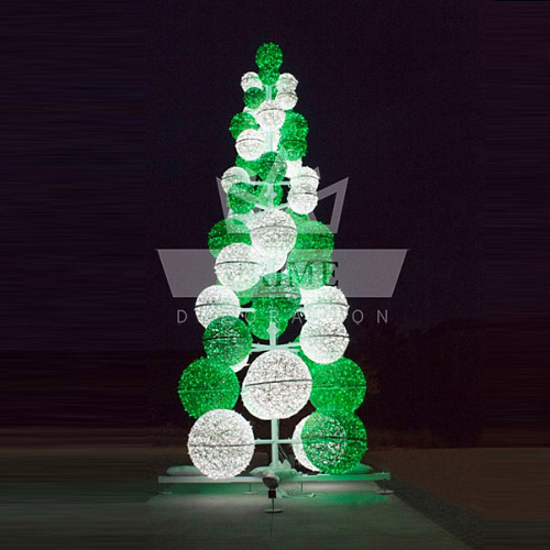 Световая елка из Шаров SR поликомпозит