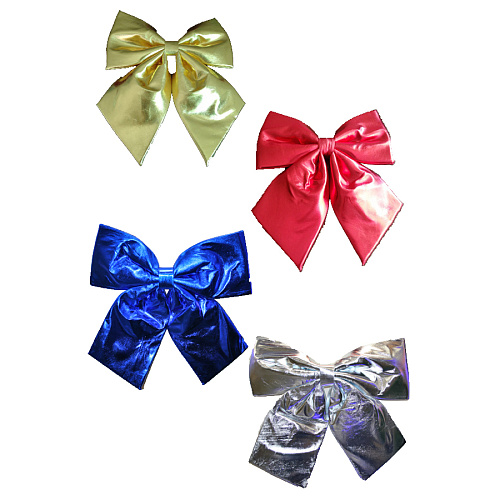 Новогодний Бант Тканевый Глянец