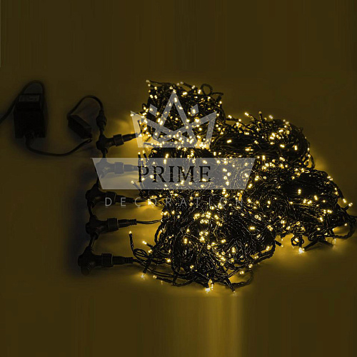 Светодиодная гирлянда Спайдер, 5 нитей по 20 м, ip54, 24В, ПВХ, статика