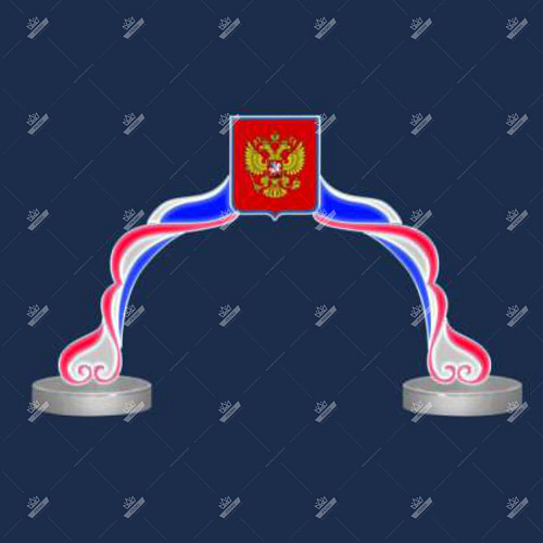 Светодиодная праздничная арка Двуглавый орел