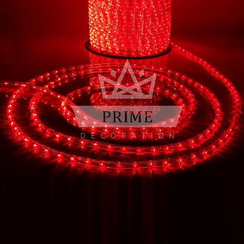 Светодиодный дюралайт 13 мм, ПВХ, статика, прозрачный, 24В