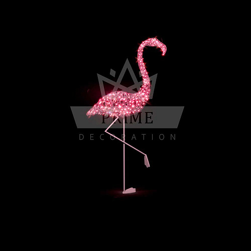 Декоративная фигура Фламинго, ширина 0,8 м высота 1,77 м