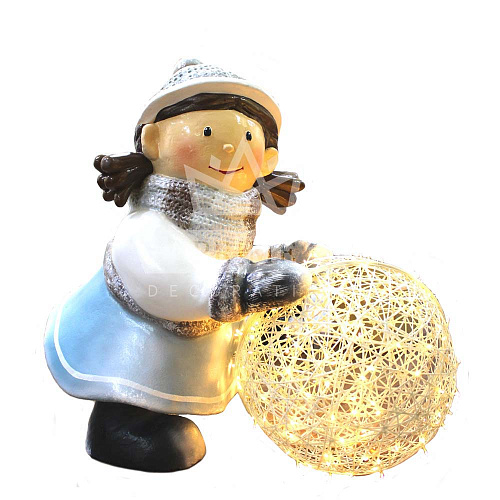 Декоративная фигура Зимние забавы 3, высота 1,5 м