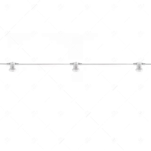 Белт-лайт, бухта 50 м, 2 жилы, шаг 40 см, 125 патронов, белый круглый провод ПВХ